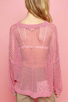 Oversized Crochet Star Sweater - POL - RARA Boutique
