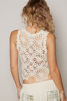 Floral Crochet Tank POL - RARA Boutique