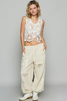 Floral Crochet Tank POL - RARA Boutique