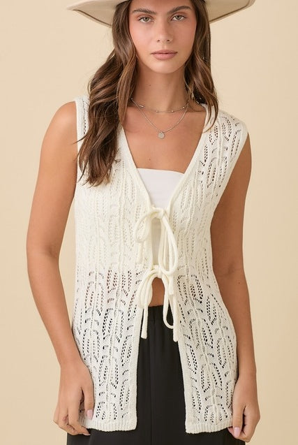 main strip tie top - RARA Boutique