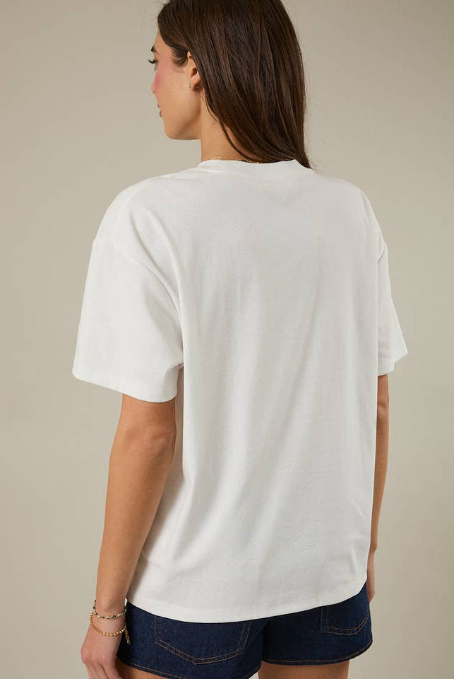 RARA Boutique Sunday Edition T-shirt with casual fit, featuring a stylish design on soft fabric, perfect for everyday wear.