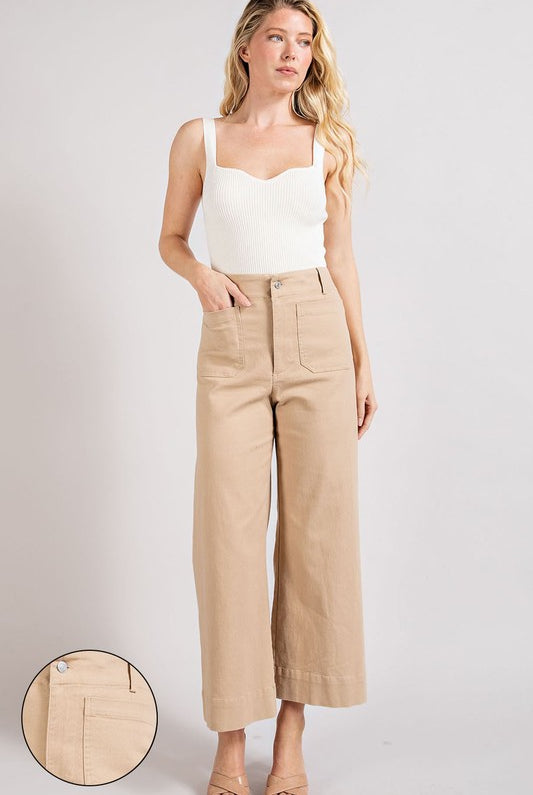 Soft Wash Wide Leg Pants - eesome - RARA Boutique
