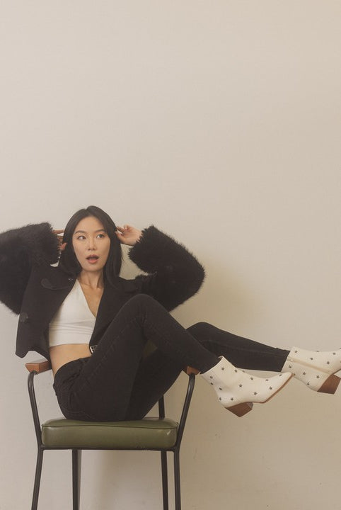 Star Studded Western Boots - OASIS SOCIETY - RARA Boutique