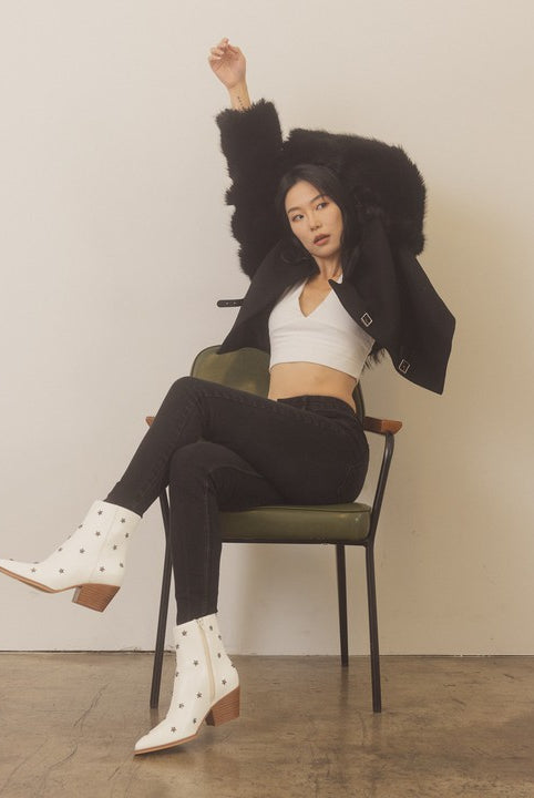 Star Studded Western Boots - OASIS SOCIETY - RARA Boutique