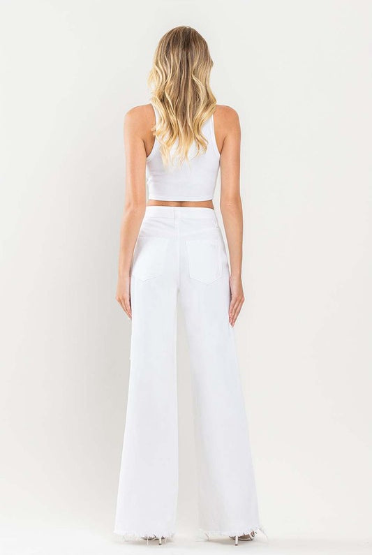 90's Vintage Loose Fit Distressed Jeans- Vervet by Flying Monkey - RARA Boutique