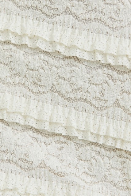 ROUND NECK LACE CARDIGAN WITH FITTED SHORTS - Le Lis - RARA Boutique