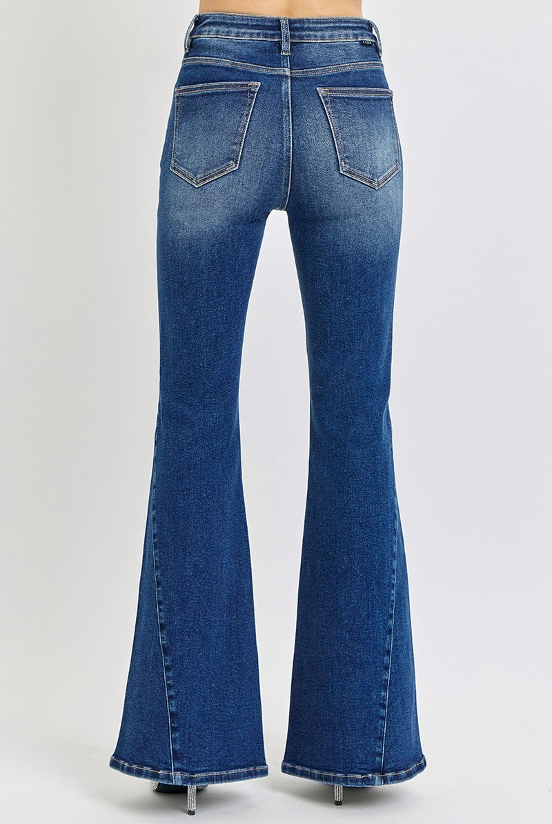 Diagonal Seam Button Fly Jeans - Risen - RARA Boutique