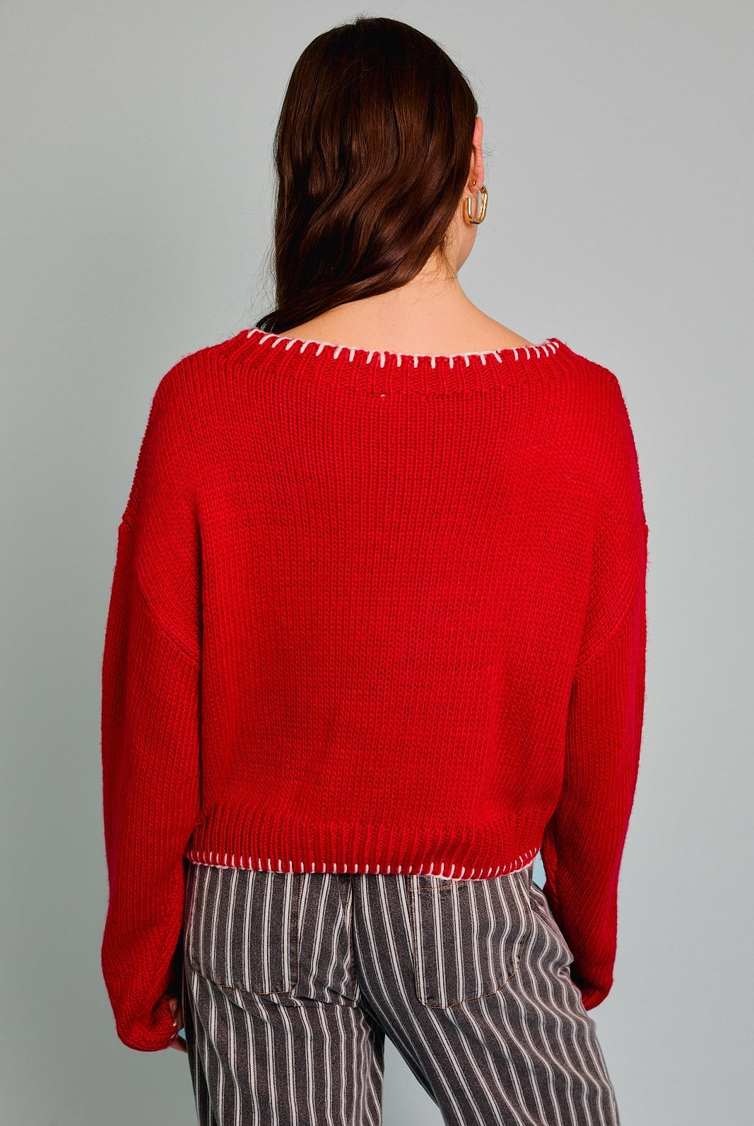 Merry Dolman Sleeve Boat Neck Sweater - Le Lis - RARA Boutique