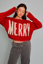BOAT NECK SWEATER CROP TOP - RARA Boutique