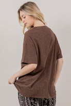 Keepin’ the West Wild Cowgirl Acid Wash T-Shirt - RARA Boutique