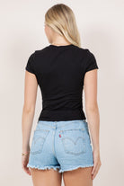 Sweet Cowboy Western Boot Rhinestone Baby Tee - RARA Boutique