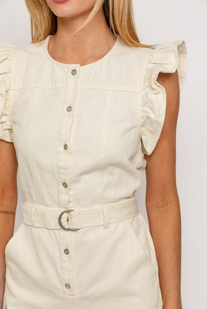 white romper - RARA Boutique