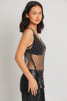 Le lis beads tank top - RARA Boutique