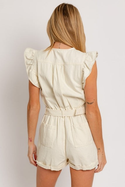 white romper - RARA Boutique