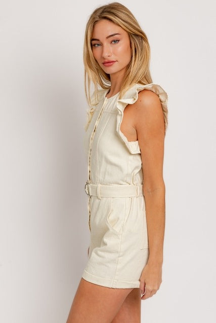 white romper - RARA Boutique