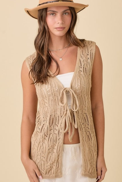 main strip tie top - RARA Boutique