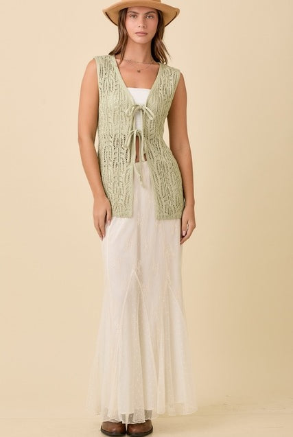 main strip tie top - RARA Boutique