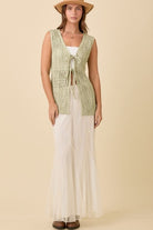 main strip tie top - RARA Boutique