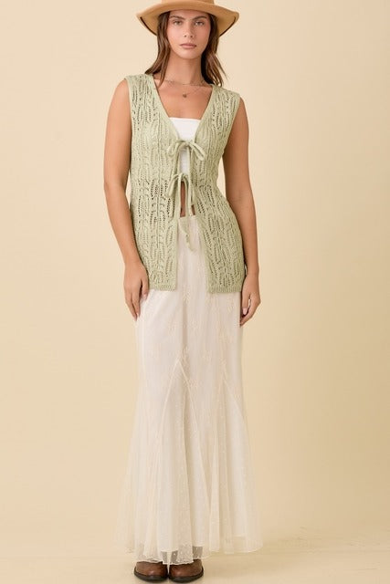 main strip tie top - RARA Boutique