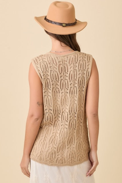 main strip tie top - RARA Boutique