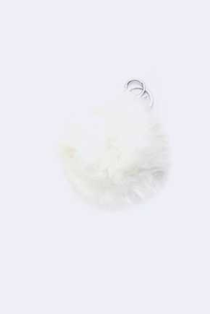 Fluffy Fur Ball Pom-Pom Keychain - RARA Boutique