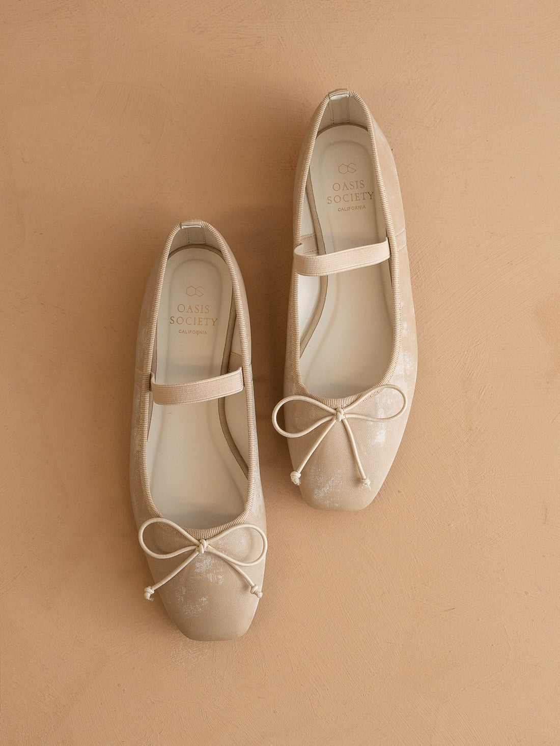 Suede Square Toe Ballet Flats - Oasis Society - RARA Boutique