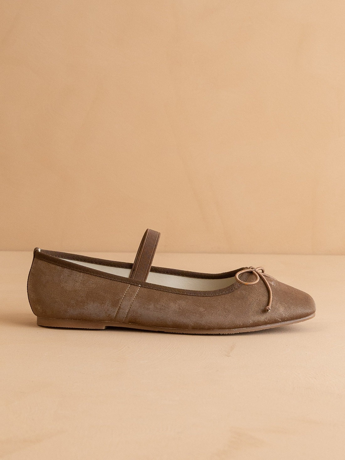Suede Square Toe Ballet Flats - Oasis Society - RARA Boutique