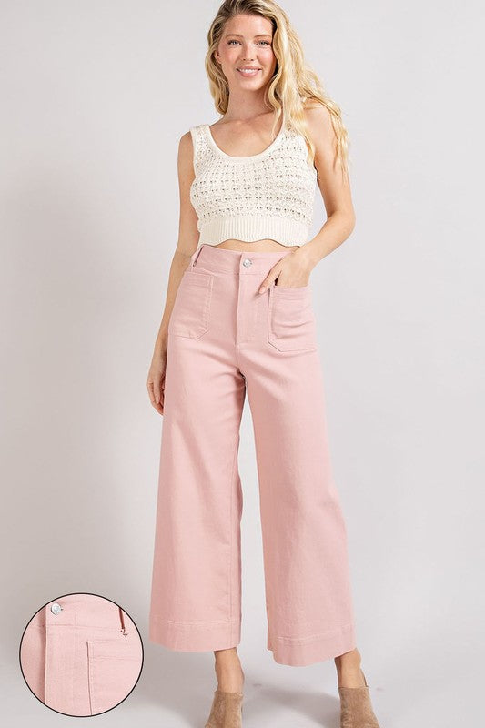 Soft Wash Wide Leg Pants - eesome - RARA Boutique