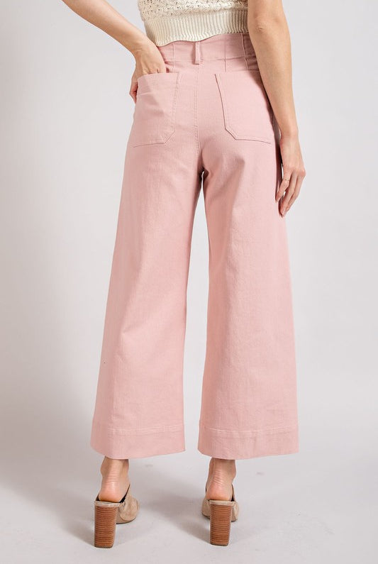 Soft Wash Wide Leg Pants - eesome - RARA Boutique
