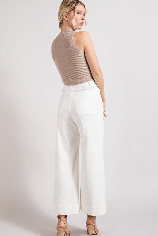 Soft Wash Wide Leg Pants - eesome - RARA Boutique