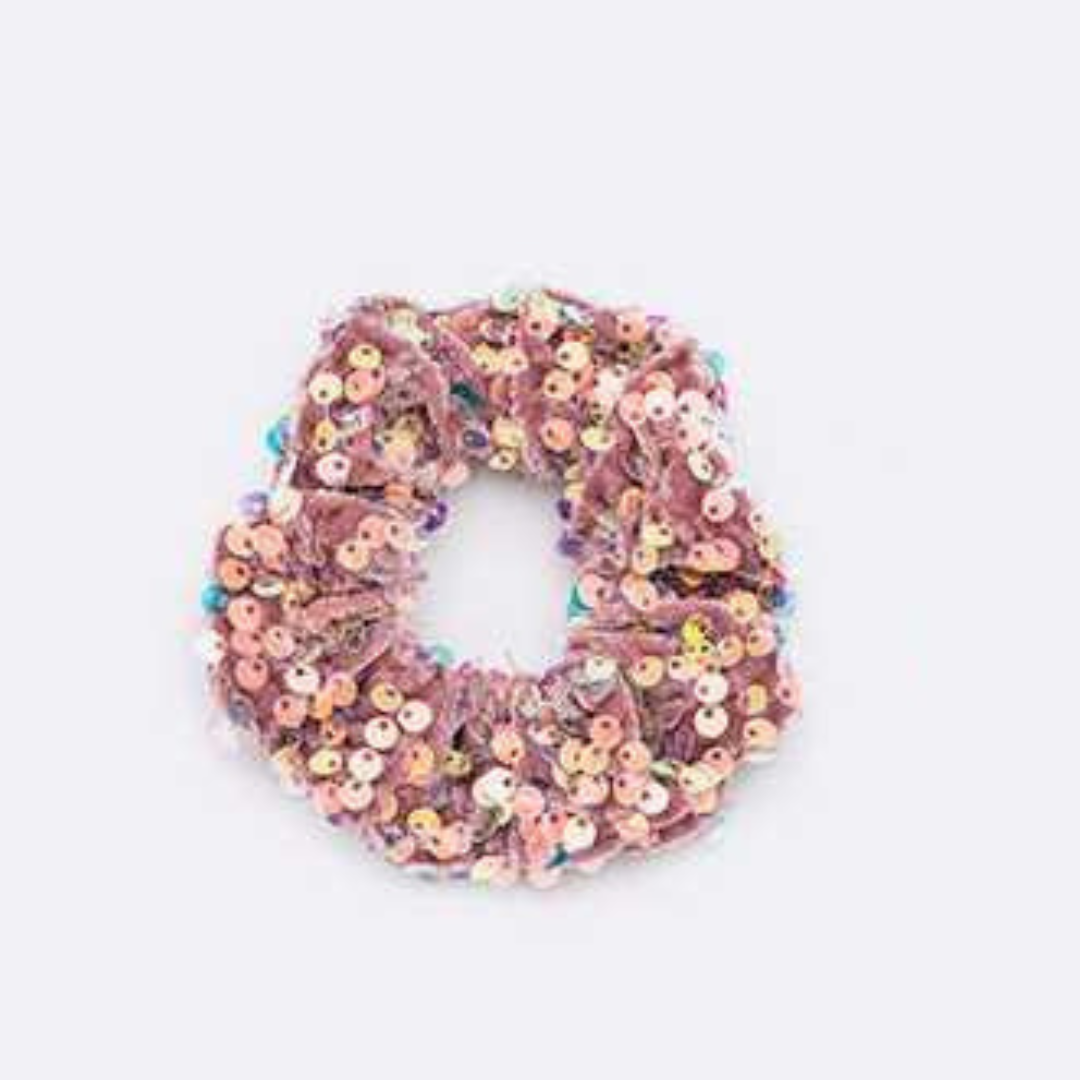 Soft Sequin Scrunchie Hair Tie - RARA Boutique