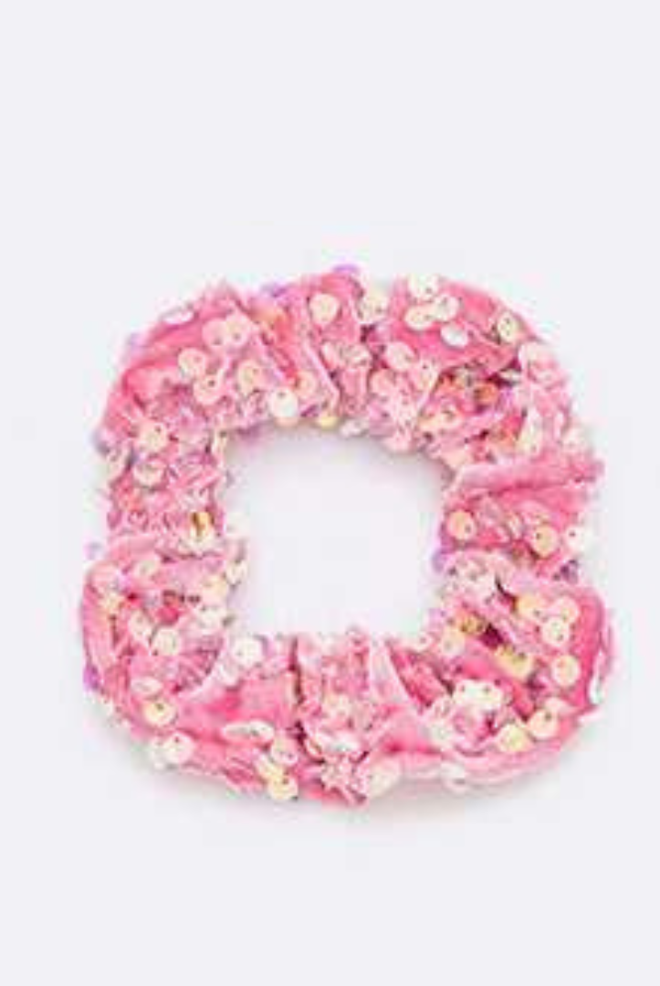 Soft Sequin Scrunchie Hair Tie - RARA Boutique