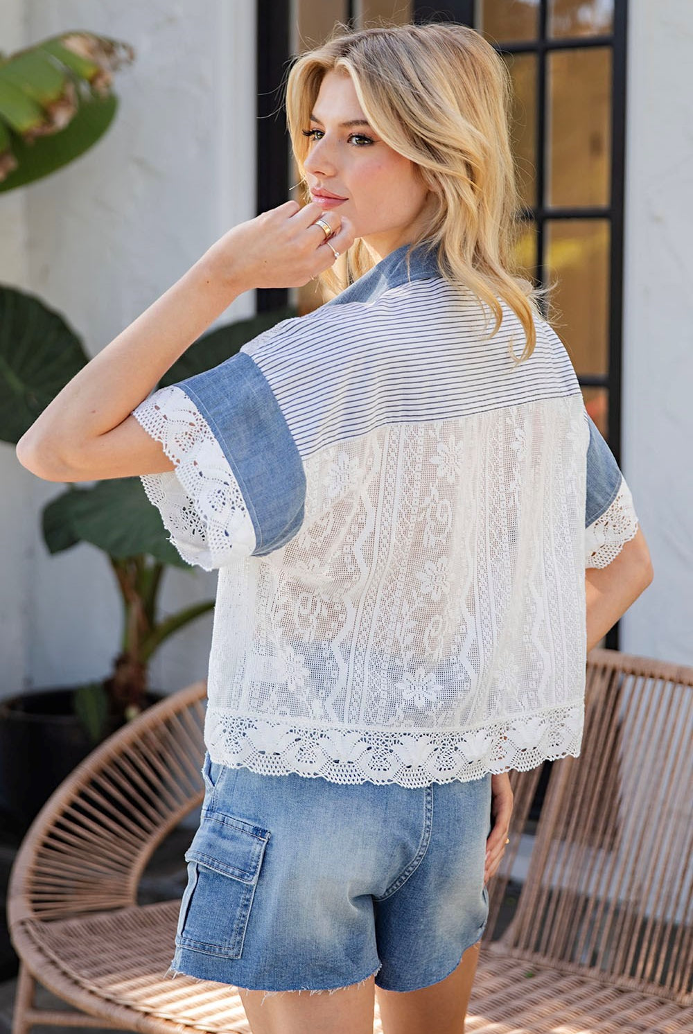 Lace Color Block - eesome - RARA Boutique