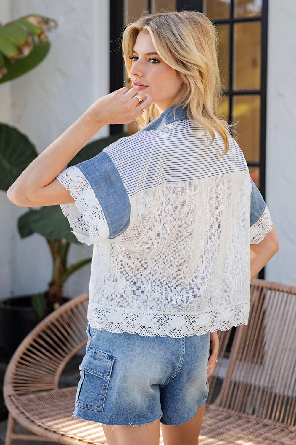 Lace Color Block - eesome - RARA Boutique