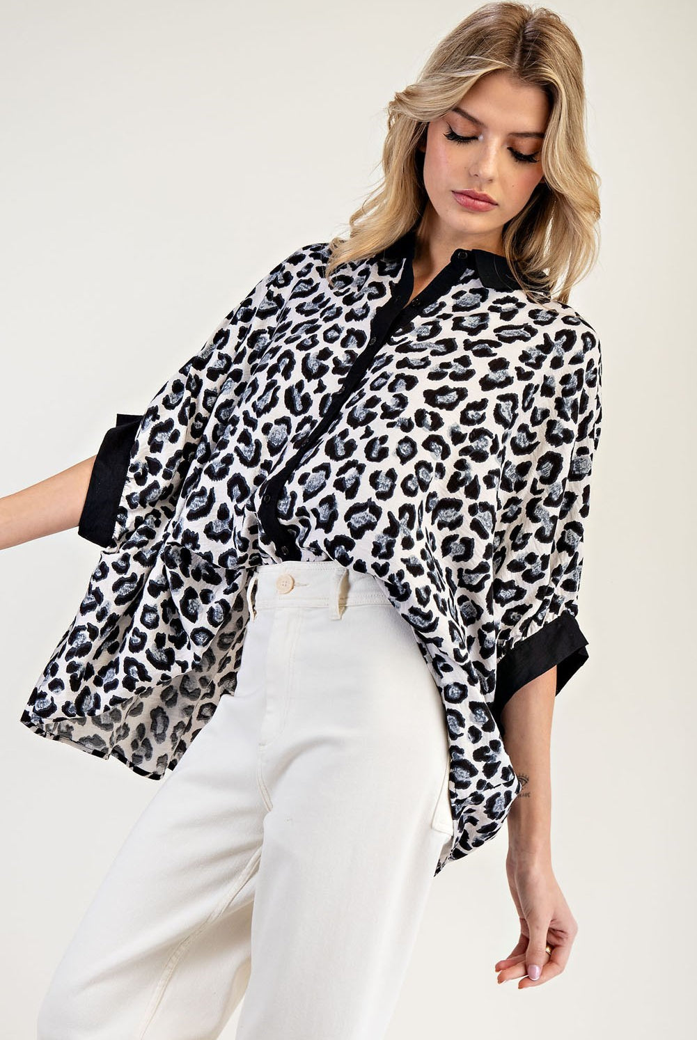 LEOPARD blouse eesome - RARA Boutique
