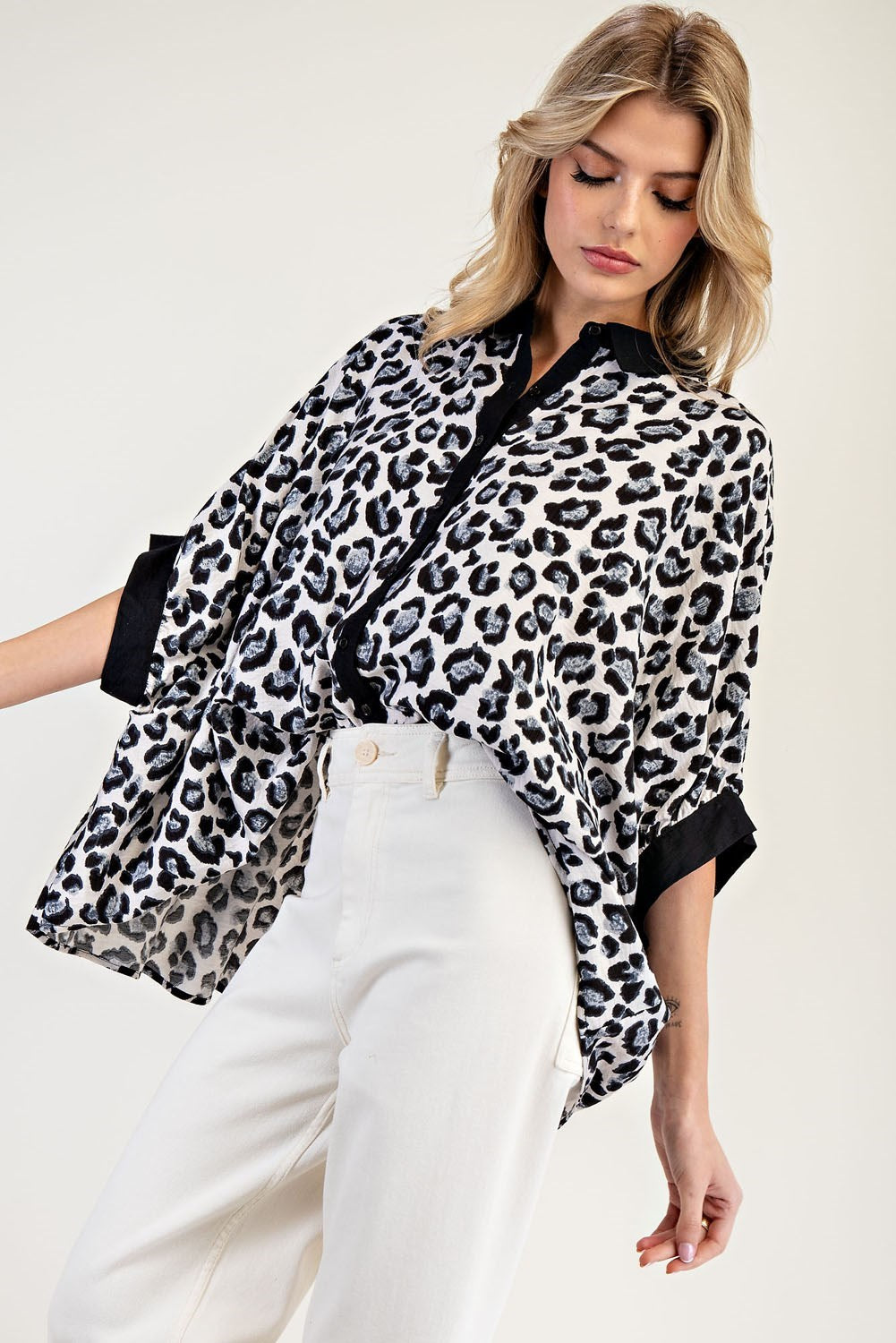 LEOPARD blouse eesome - RARA Boutique