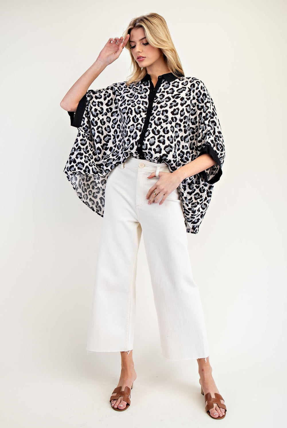 LEOPARD blouse eesome - RARA Boutique