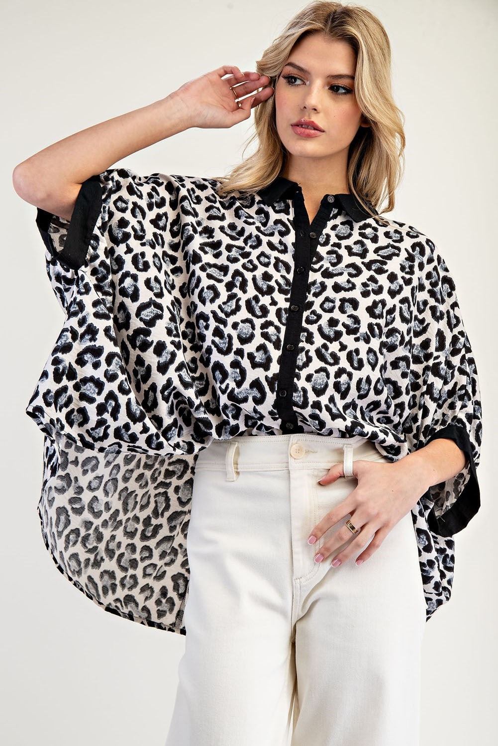 LEOPARD blouse eesome - RARA Boutique