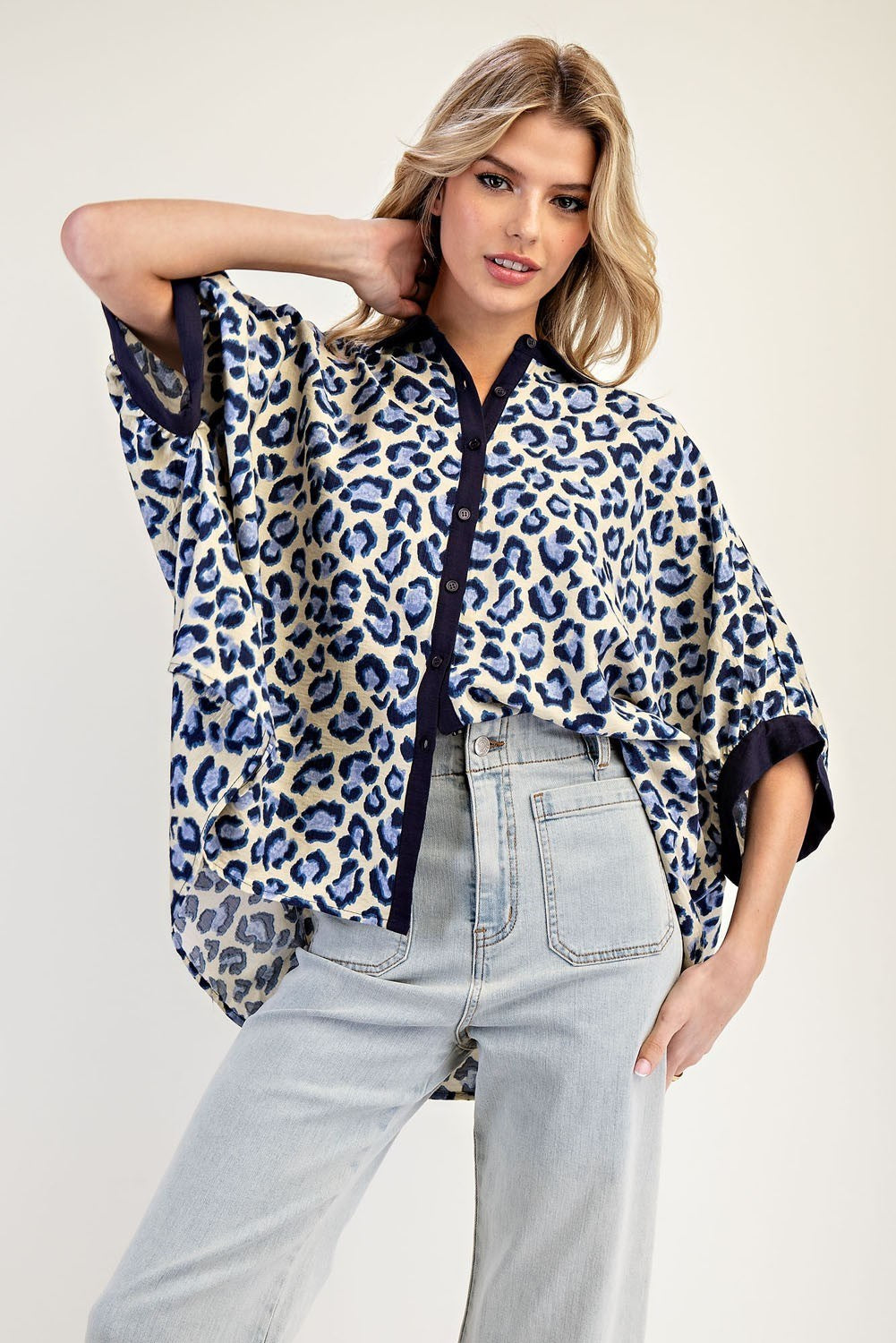 LEOPARD blouse eesome - RARA Boutique