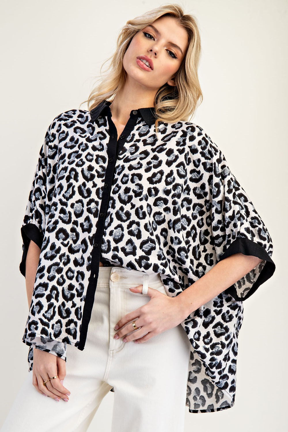 LEOPARD blouse eesome - RARA Boutique