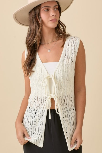 main strip tie top - RARA Boutique