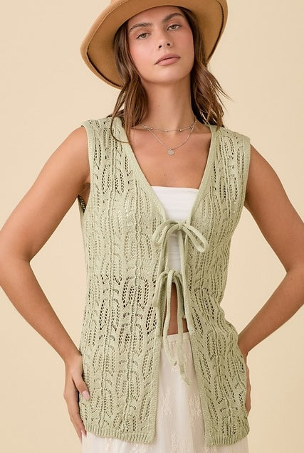 main strip tie top - RARA Boutique
