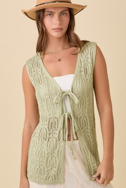 main strip tie top - RARA Boutique