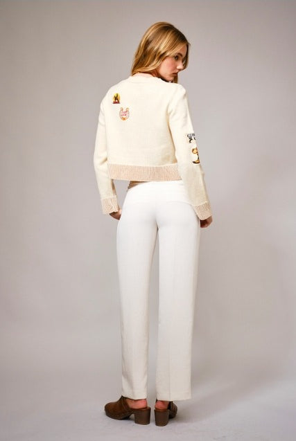 Horse shimmer sweater nice one -Blue B - RARA Boutique