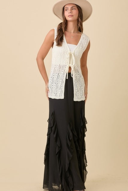 main strip tie top - RARA Boutique