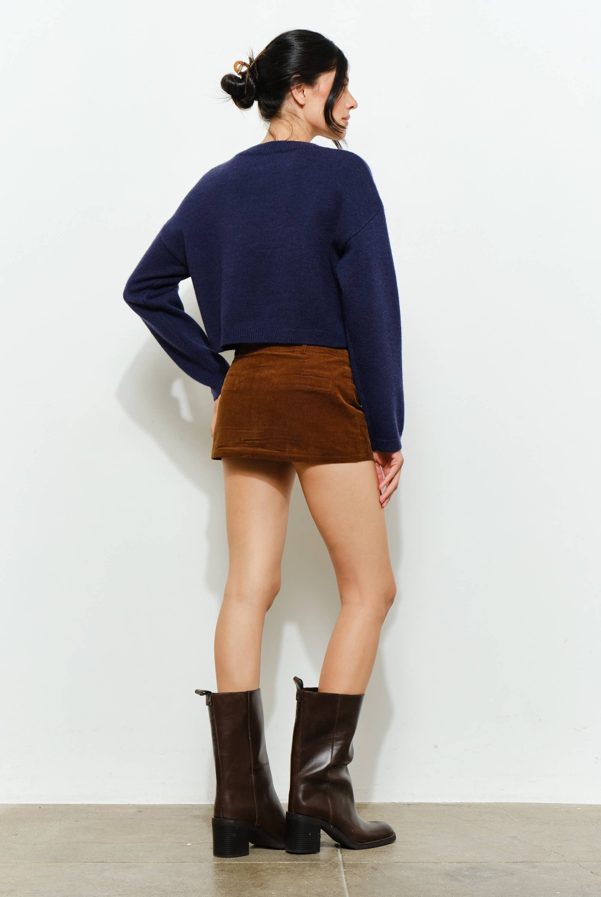 Pretty Garbage KAINA Martini Sweater in soft fabric, featuring a stylish, relaxed fit and unique design details.