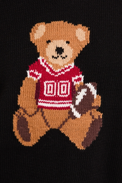 Long Sleeve Football Teddy Bear Sweater - Le Lis - RARA Boutique