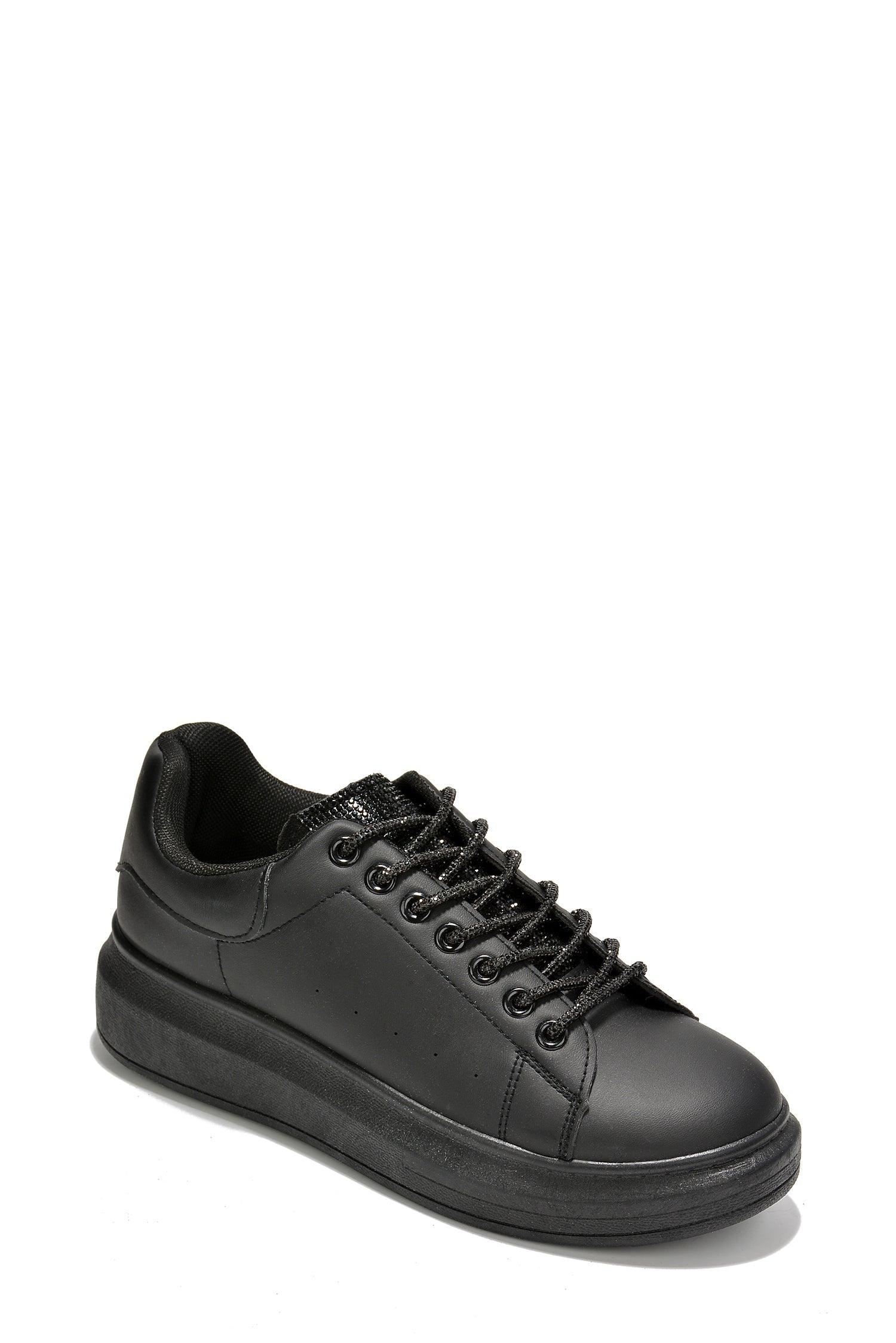 Rhinestone Shoelace Bling Sneakers - Rara Boutique