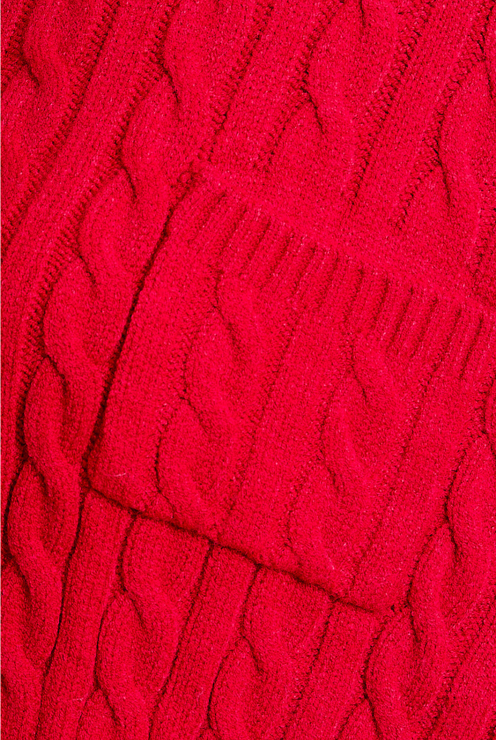 Dolman Sleeve Cable Knit Cropped Sweater with Pocket - Le Lis - RARA Boutique