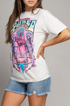 American Rodeo Cowgirl Graphic T-Shirt - RARA Boutique 